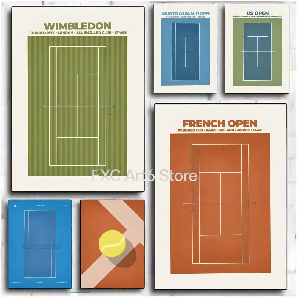 Badminton Quotes - Frameless Grand Slam Tennis Painting Calligraphy