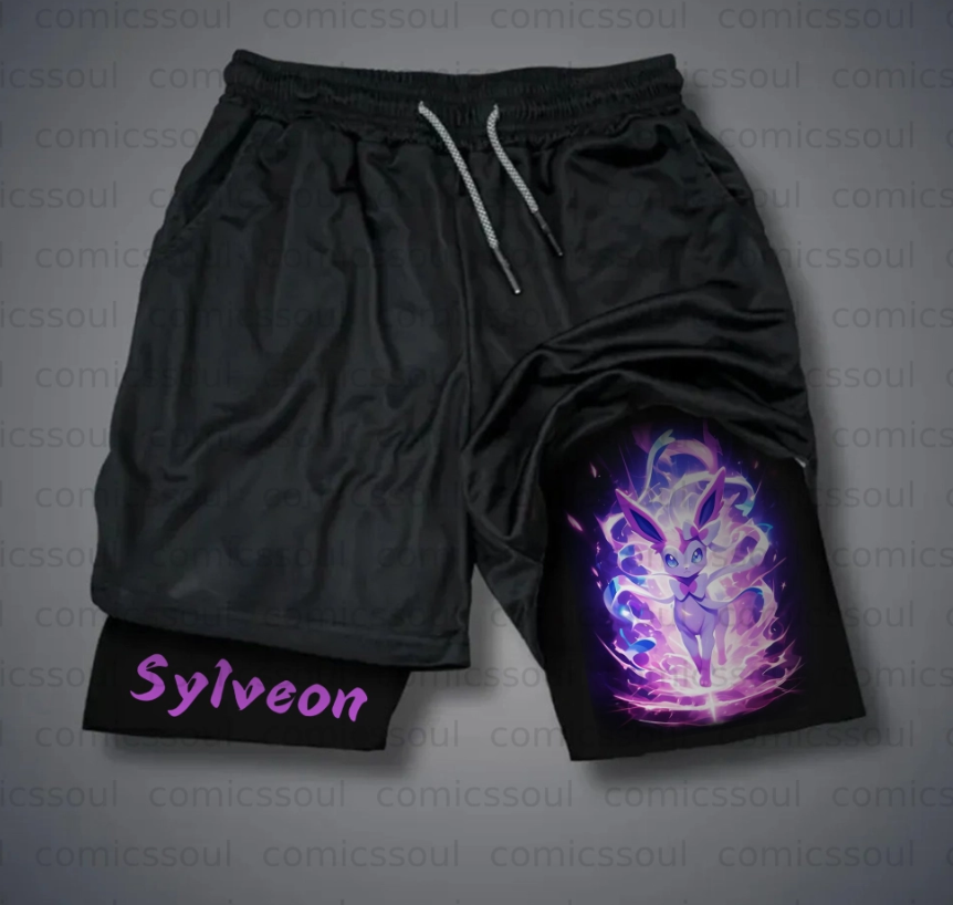 Badminton Tv - Official Pokémon Anime Collaboration Sports Shorts