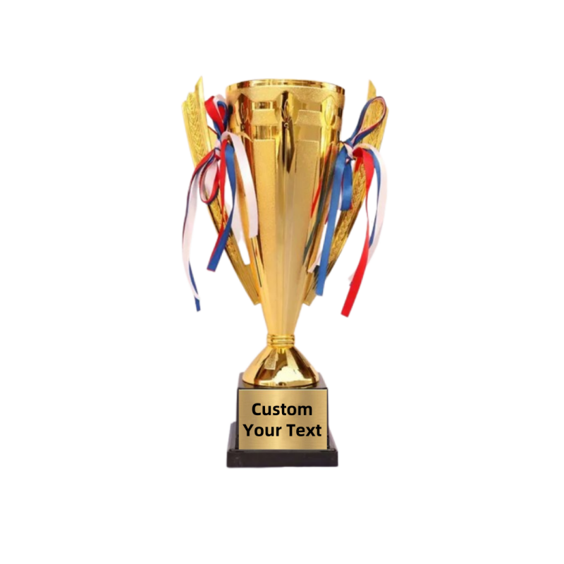 Badminton Championship - 11/15inch Tall Gold Cup Trophy with