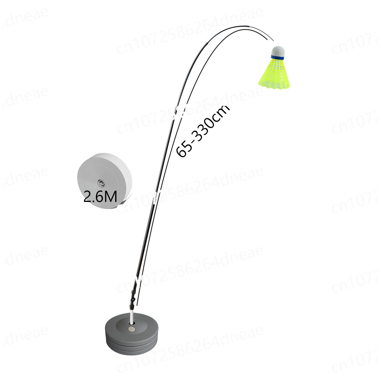 Badminton Single - Telescopic Rod From 330cm Long To