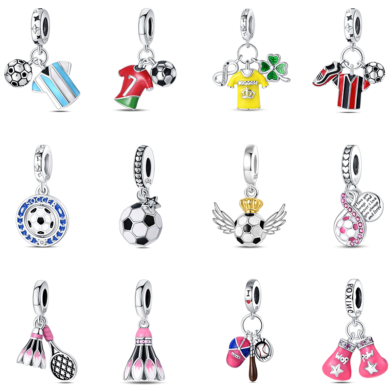 Badminton Materi - Fashion 925 Silver Football Jersey Badminton