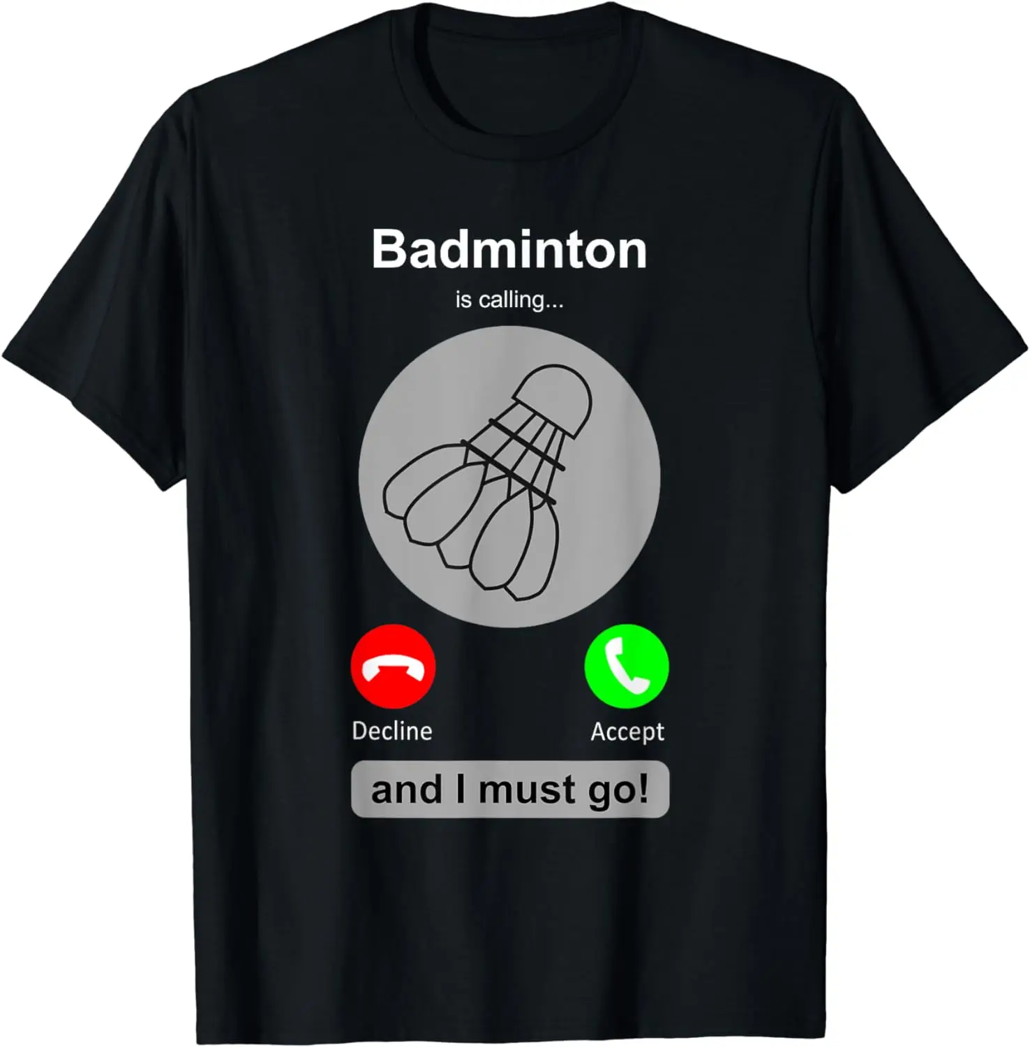Badminton Quotes - Women's Fun Badminton T-Shirt Pattern T-Shirt