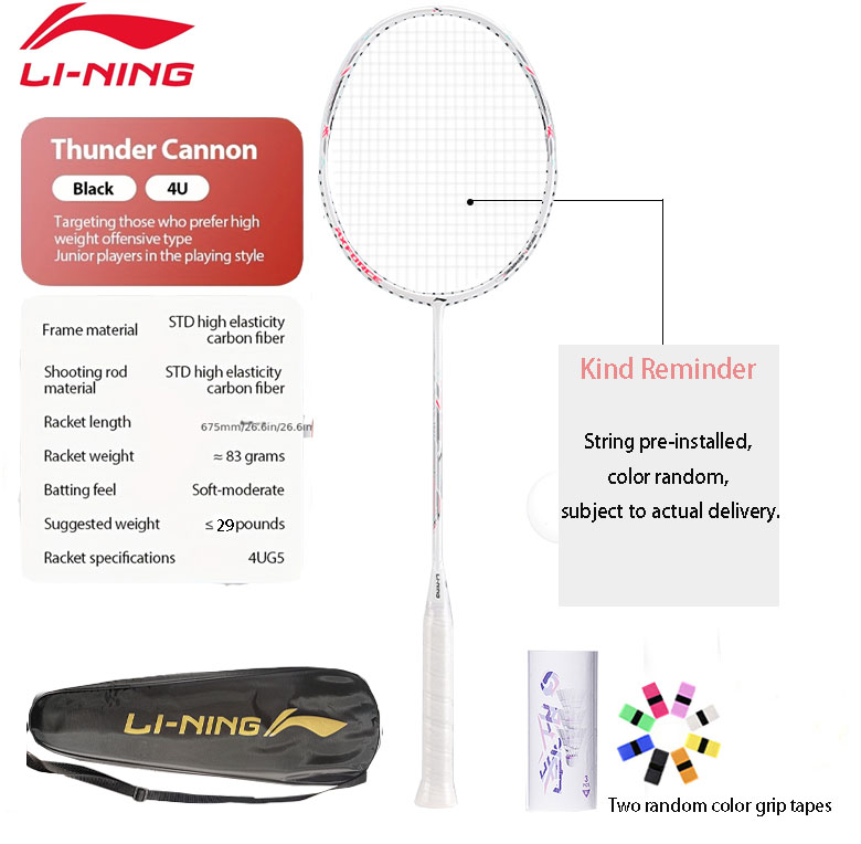 Li-Ning Thunder Mini Cannon Fu - Li Ning Racket recension och pris