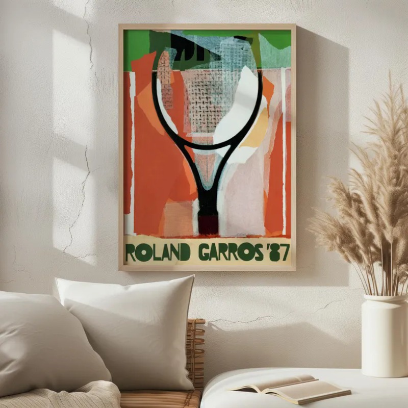 Contemporary Tennis Game Poste - Badminton Quotes recension och pris