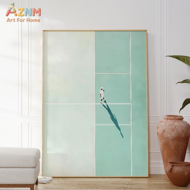 AZNM Minimalist Tennis Player  - Badminton Quotes recension och pris