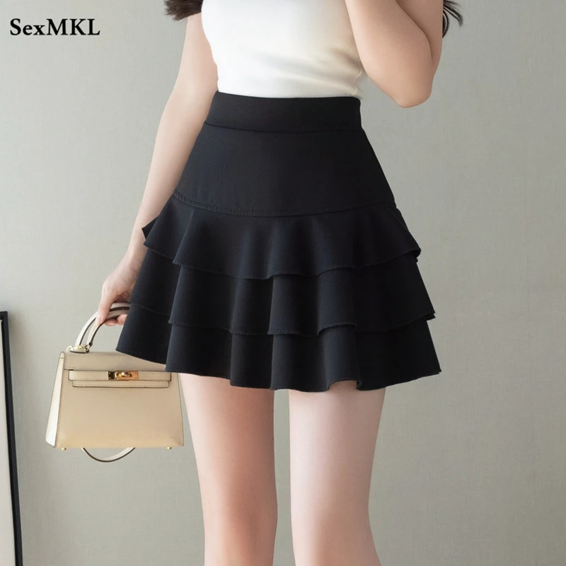 Summer Black Mini Skirts Women - Badminton Korea recension och pris