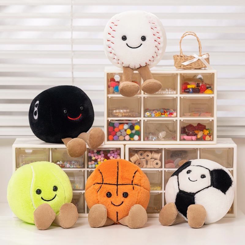 10cm Cute Basketball Football  - Badminton Tv recension och pris