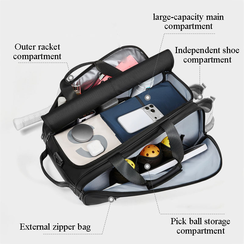 Tennis Bag, Large Capacity, Li - Badminton Single recension och pris