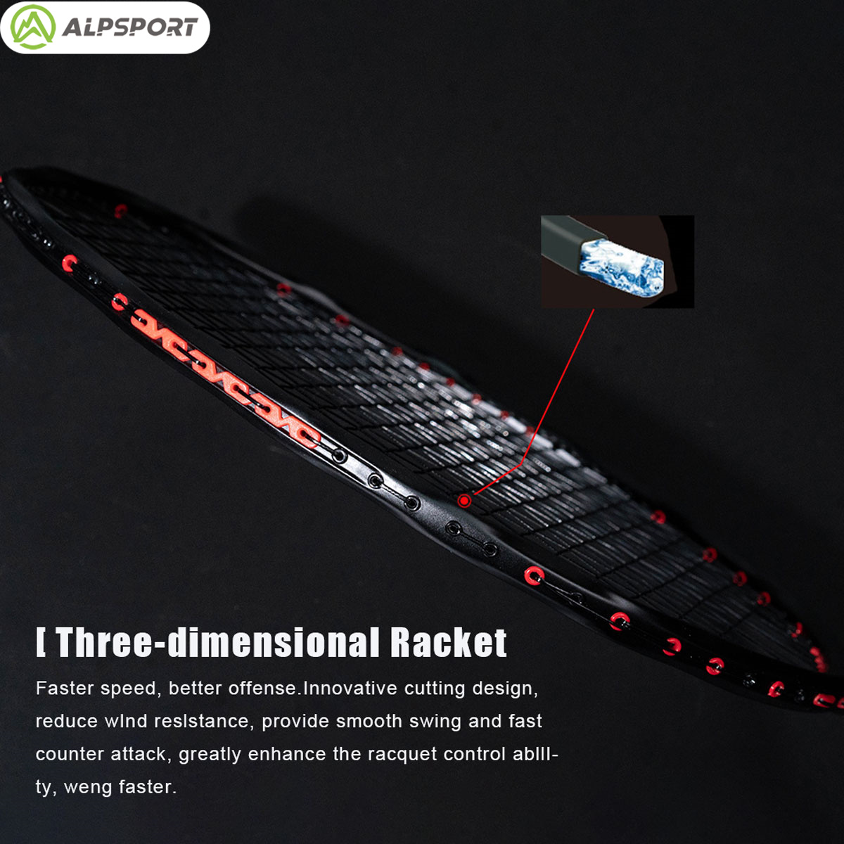 Alpsport MH-V5 5U 75g Wave Leg - Li Ning Racket recension och pris