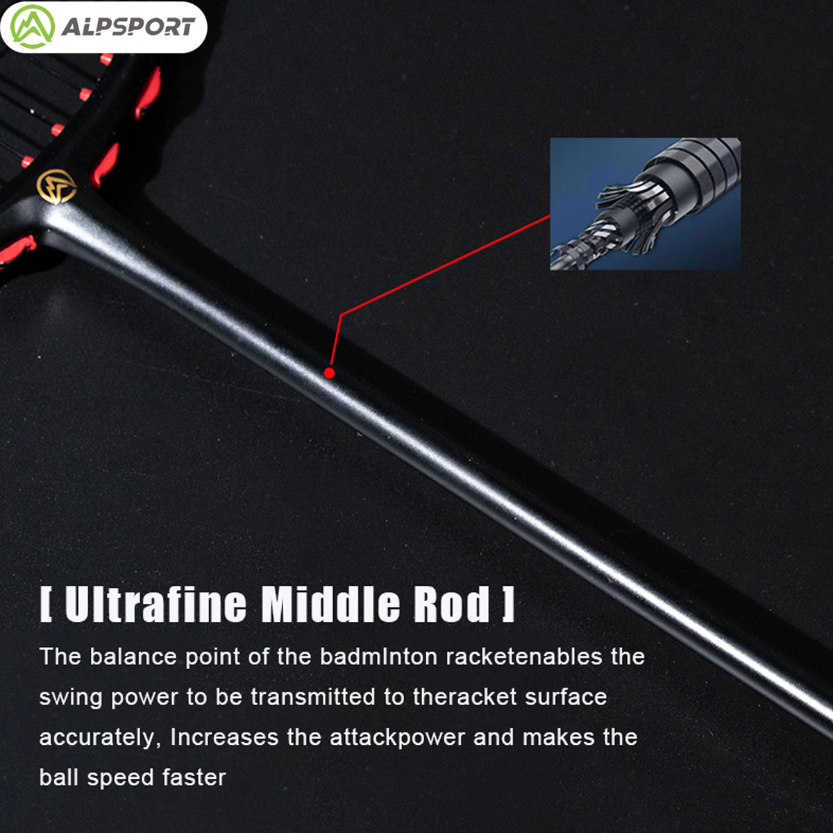 Alpsport MH-V5 5U 75g Wave Leg - Li Ning Racket recension och pris