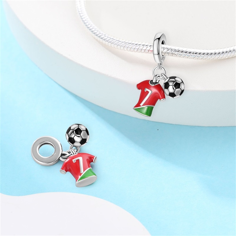 Fashion 925 Silver Football Je - Badminton Materi recension och pris