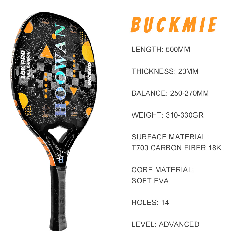 HOOWAN BUCKMIE Beach Tennis Ra - Li Ning Racket recension och pris